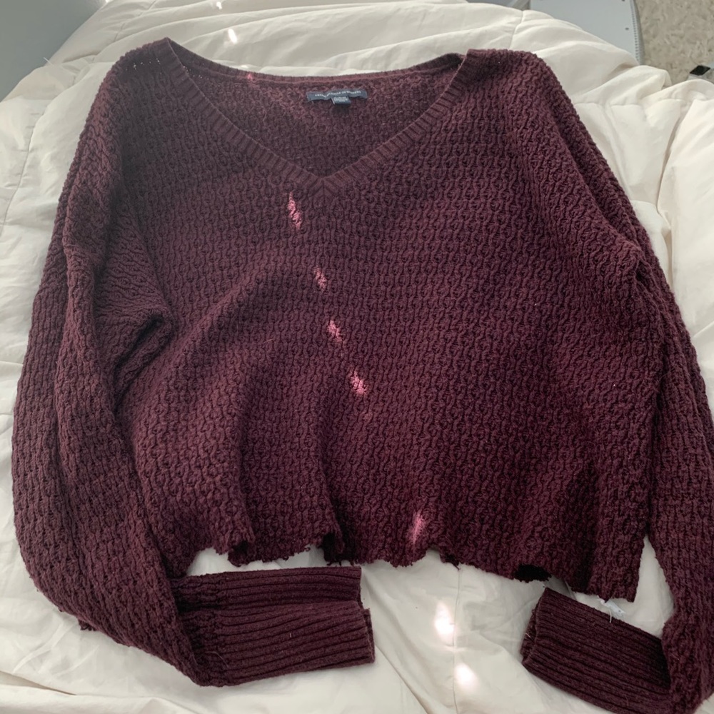 cropped sweater